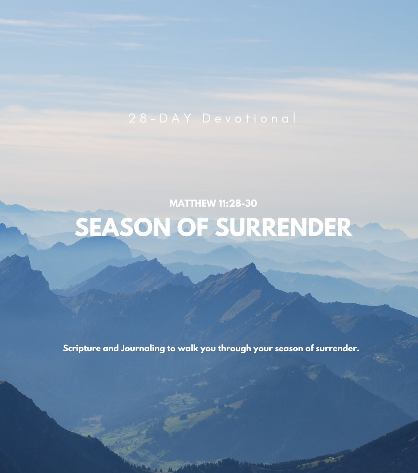 Season of Surrender Mens 28 Day Journal & Devotional