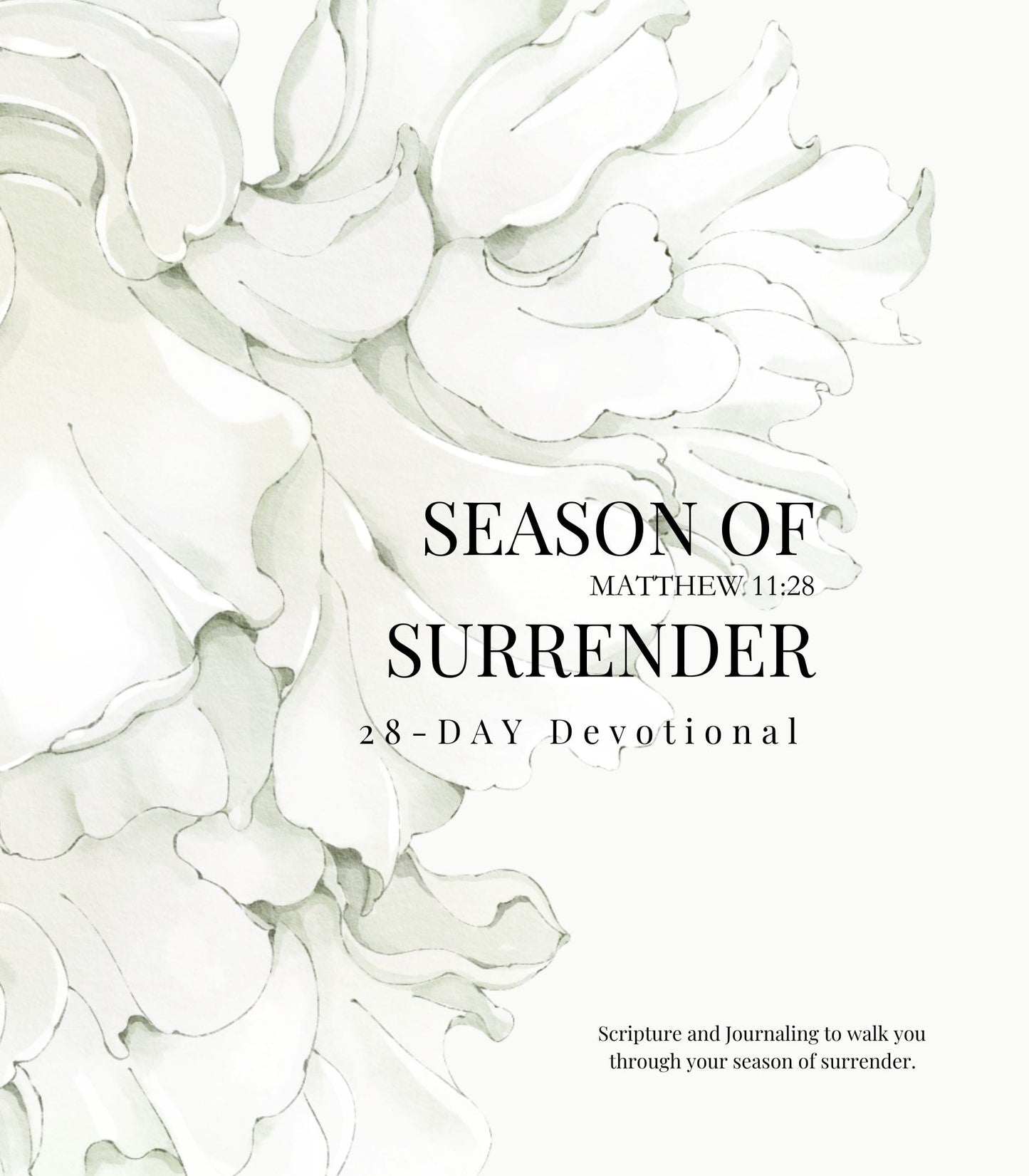 Season of Surrender 28 Day Devotional and Journal