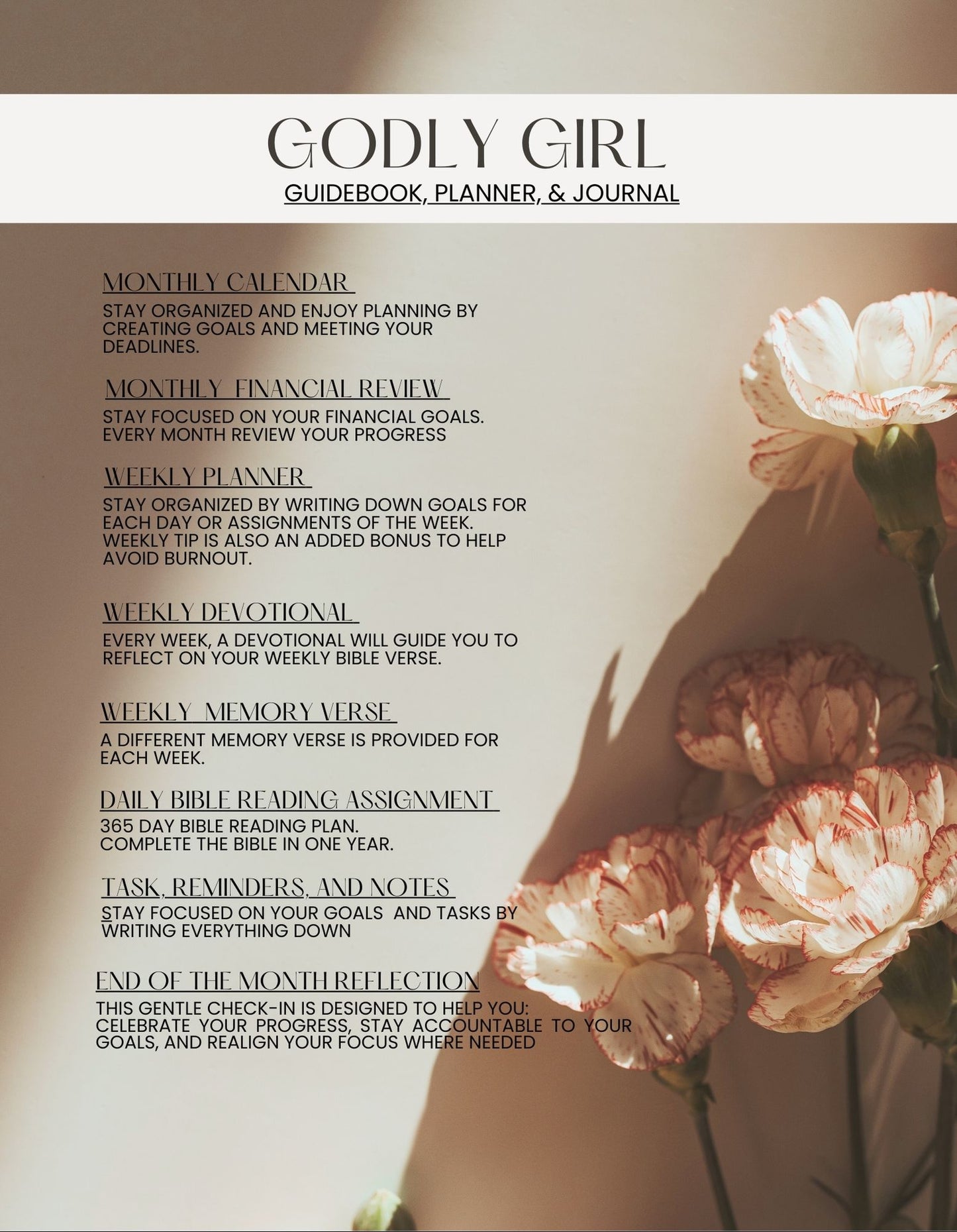 Godly Girl Calendar Devotional 2026-2027